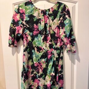 *Like New* Whistles UK Floral Silk Dress - Size US 8